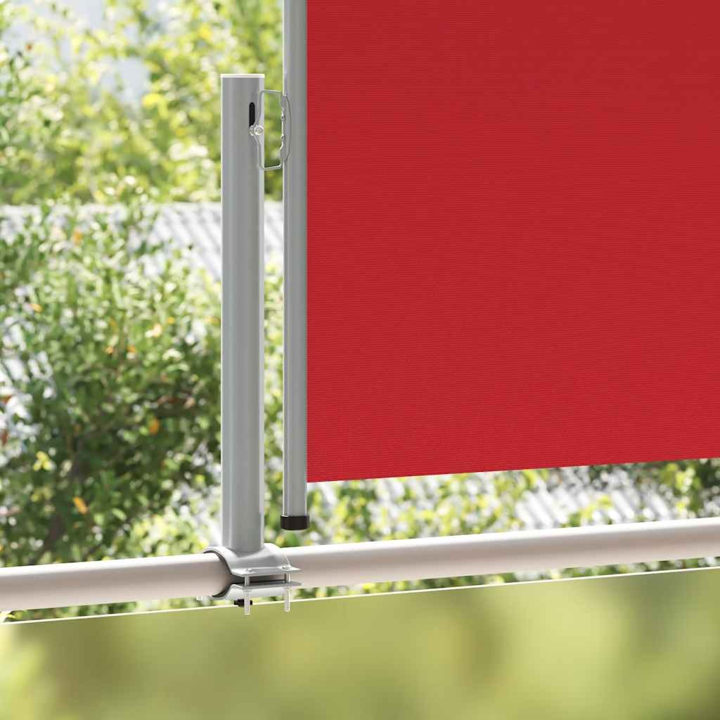 Écran de jardin vidaxl extensible 100x300 cm rouge