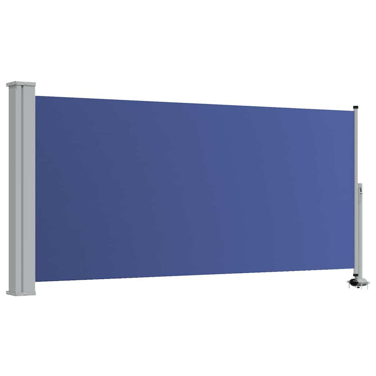 Écran de jardin vidaxl extensible 120x300 cm bleu