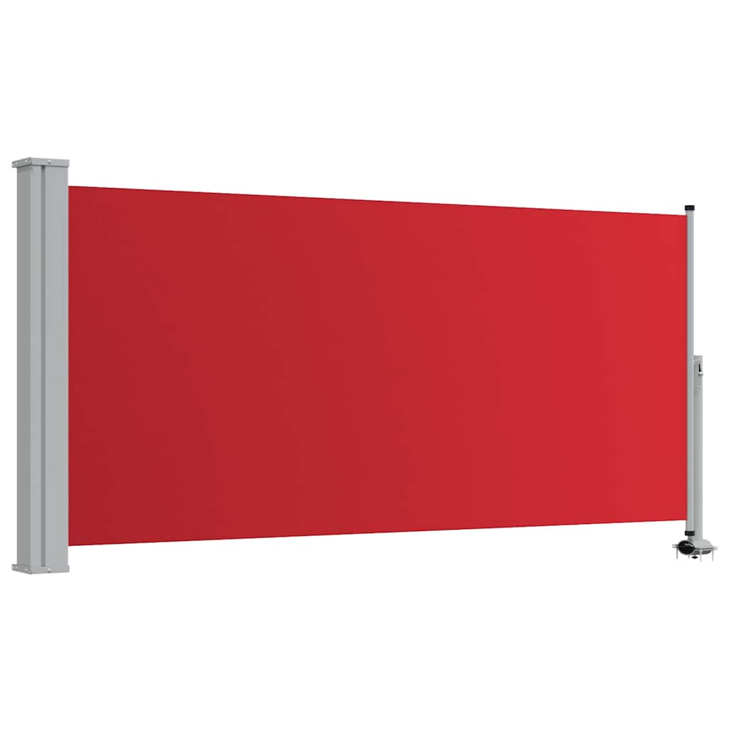 Écran de jardin vidaxl extensible 120x300 cm rouge