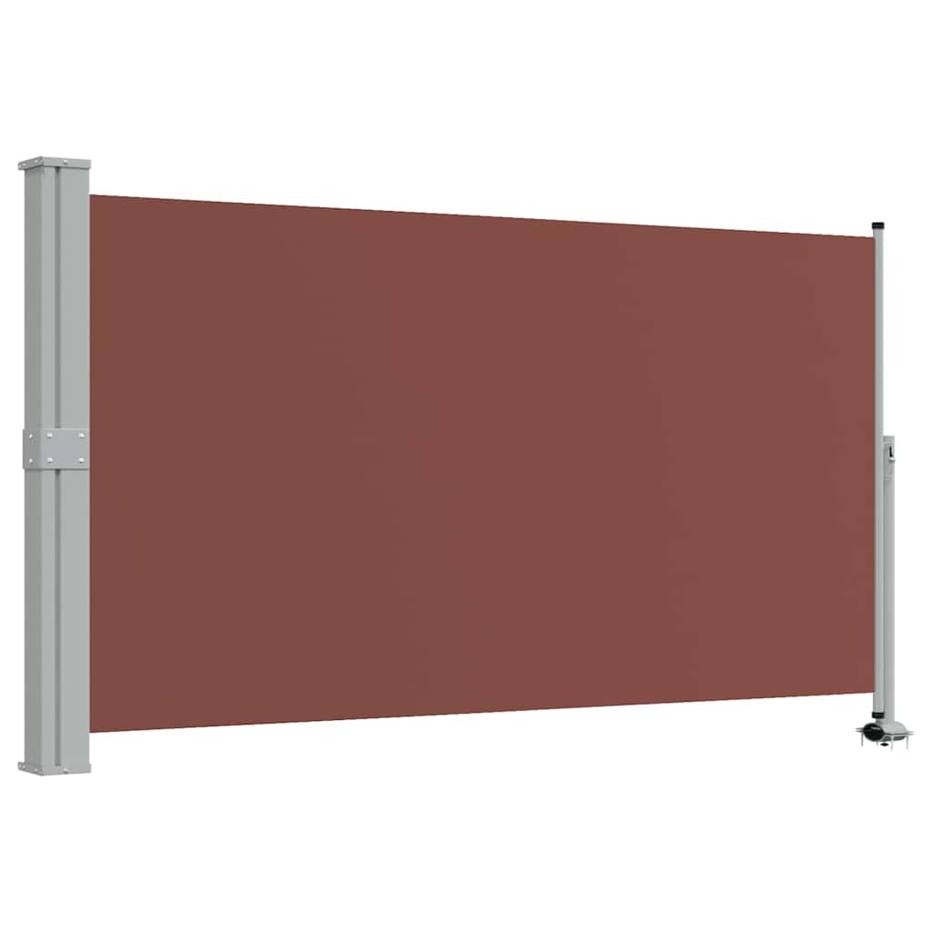Écran de jardin vidaxl extensible 140x300 cm brun