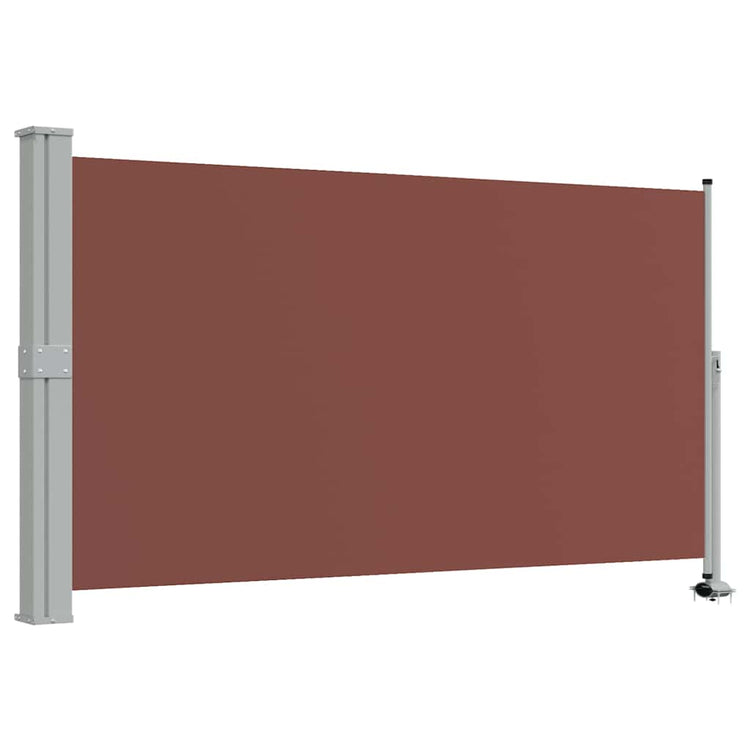 Écran de jardin vidaxl extensible 140x300 cm brun