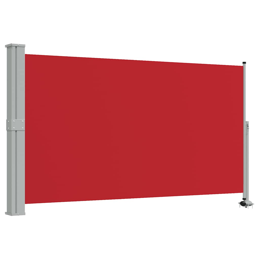 Écran de jardin vidaxl extensible 140x300 cm rouge