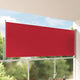 Écran de jardin vidaxl extensible 140x300 cm rouge