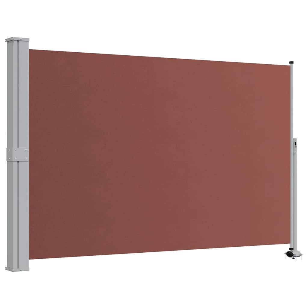 Écran de jardin vidaxl extensible 160x300 cm brun