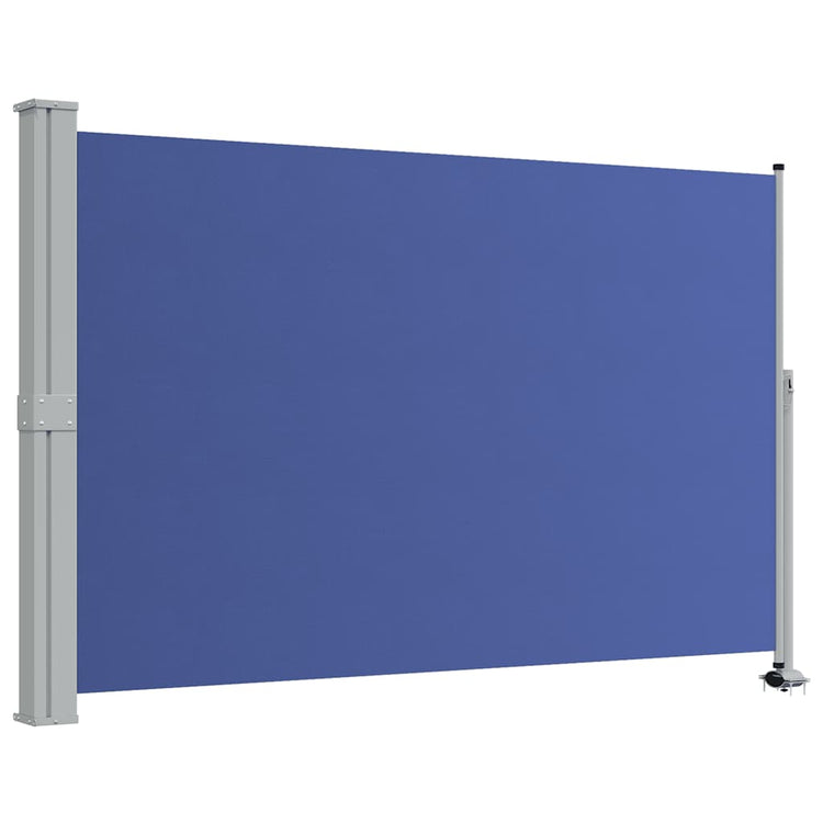 Écran de jardin vidaxl extensible 160x300 cm bleu