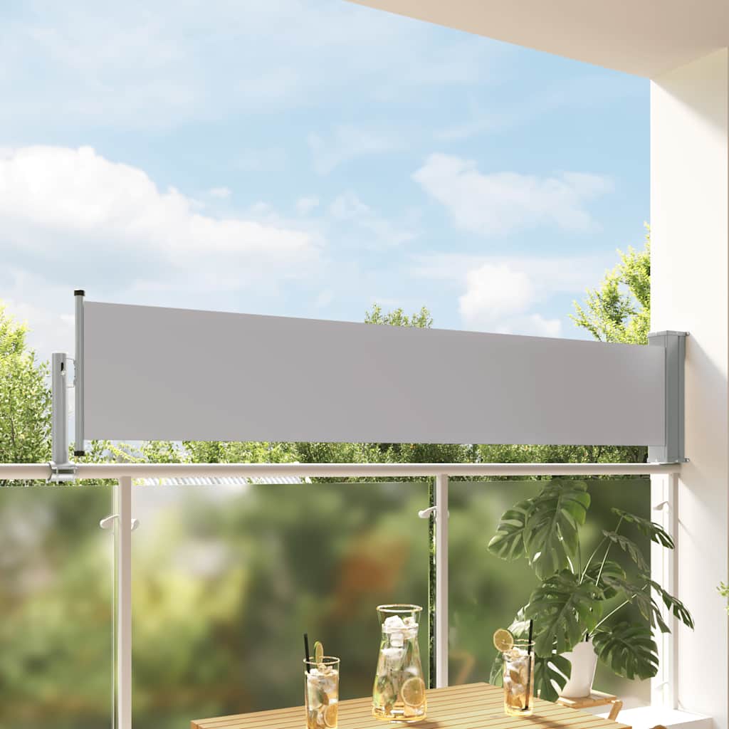 Écran de jardin vidaxl extensible 60x300 cm gris