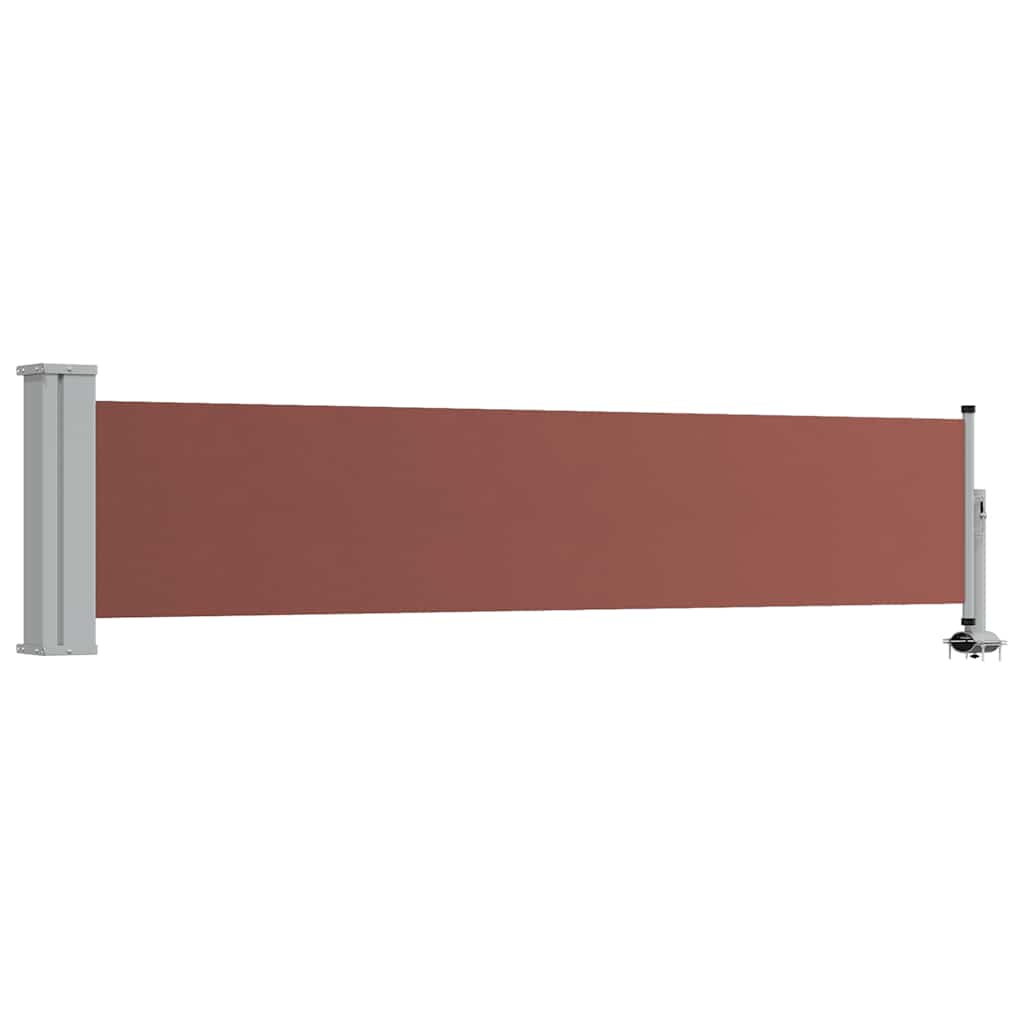 Écran de jardin vidaxl extensible 60x300 cm brun