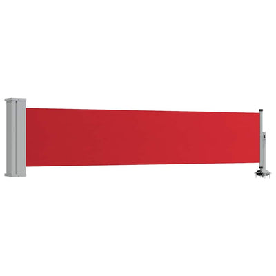 Écran de jardin vidaxl extensible 60x300 cm rouge
