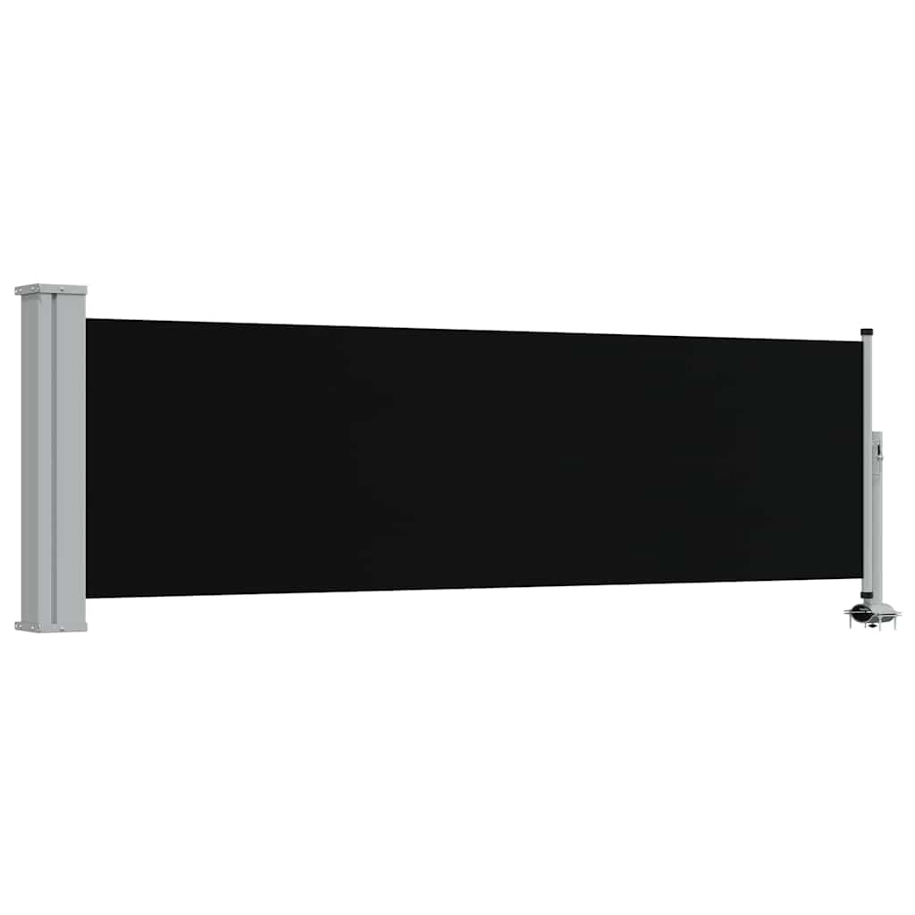 Écran de jardin vidaxl extensible 80x300 cm noir