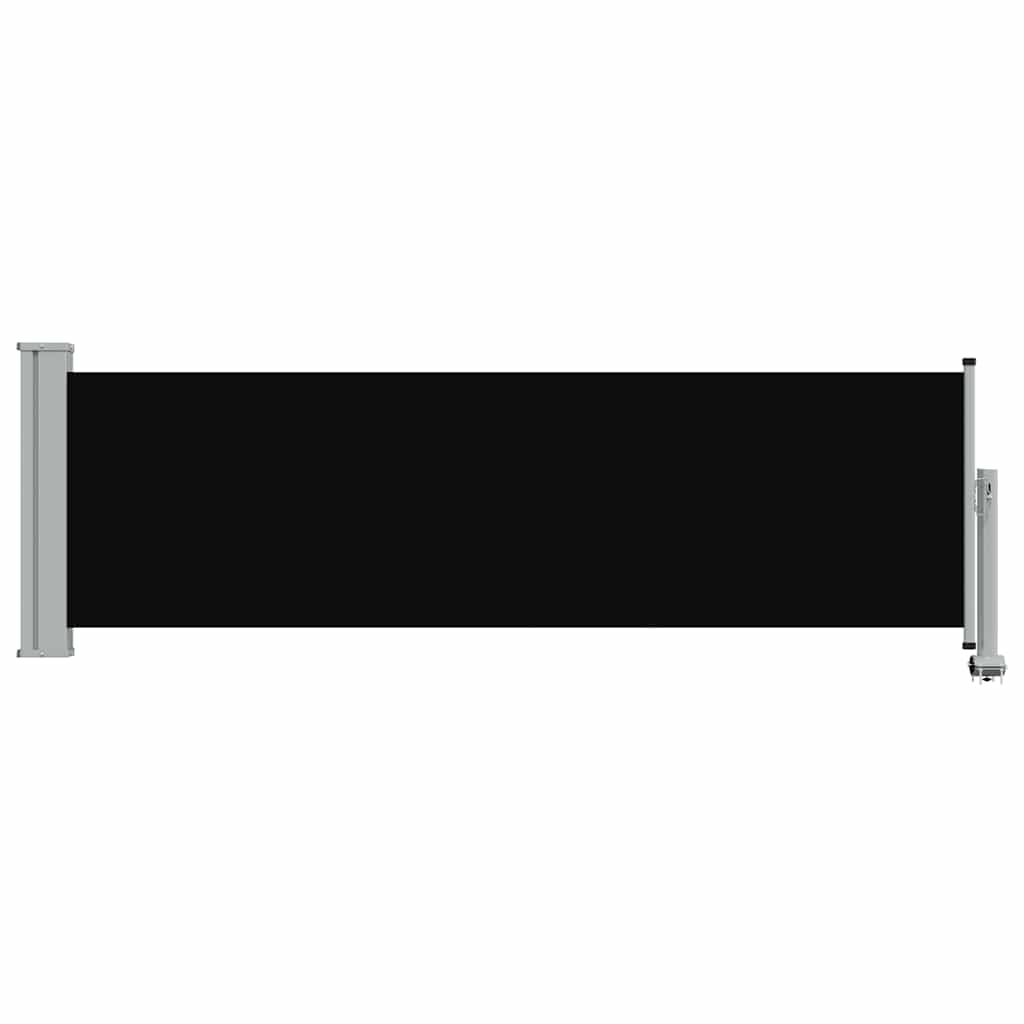 Écran de jardin vidaxl extensible 80x300 cm noir