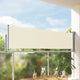Écran de jardin vidaxl extensible 80x300 cm CRAME -COLORED