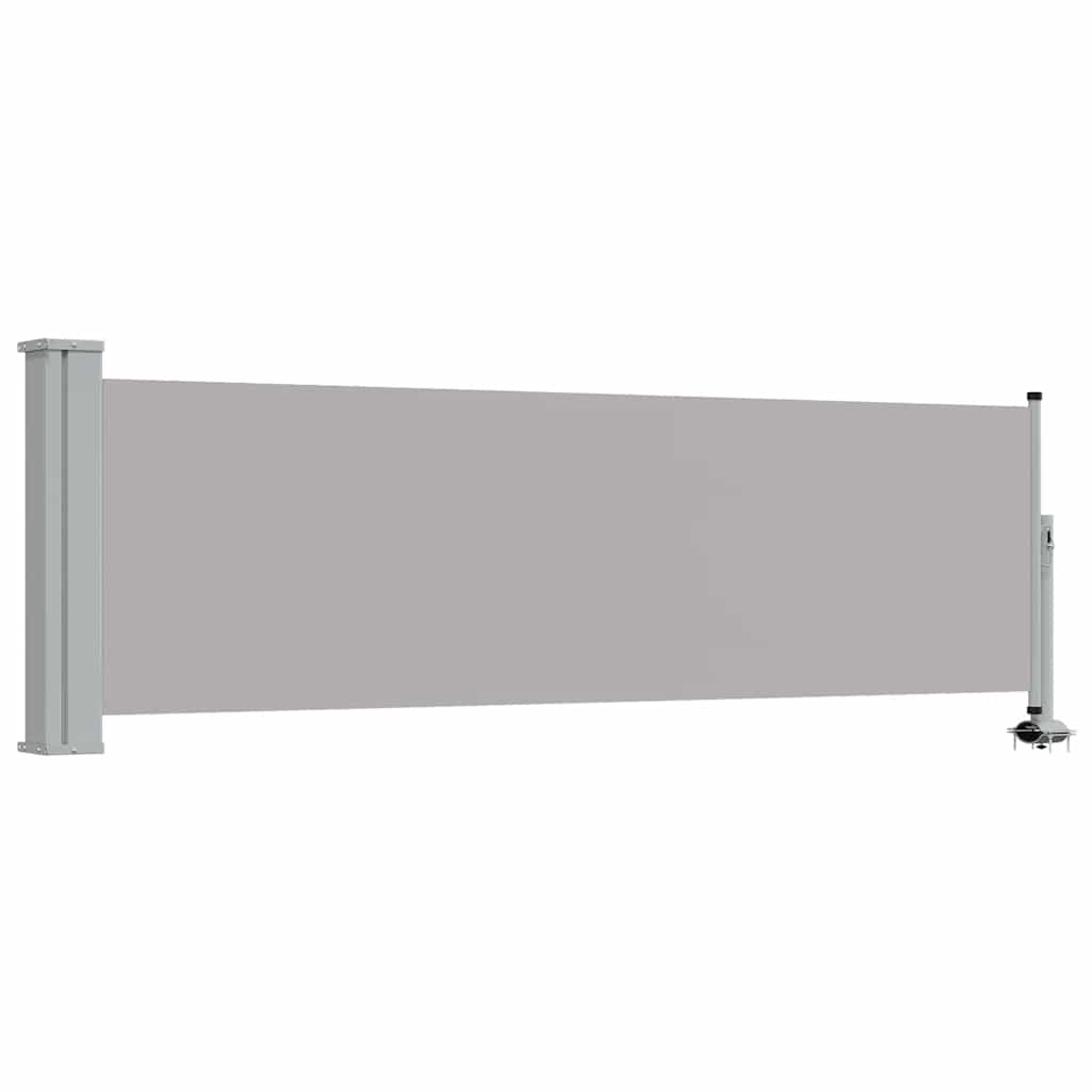 Écran de jardin vidaxl extensible 80x300 cm gris