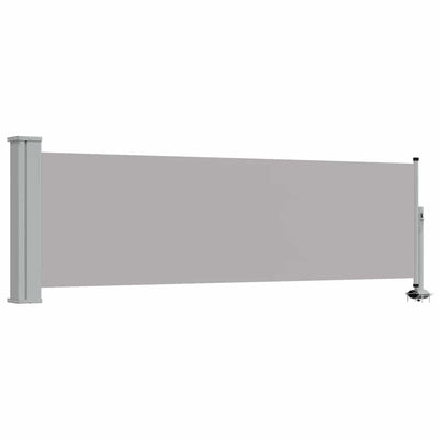 Écran de jardin vidaxl extensible 80x300 cm gris