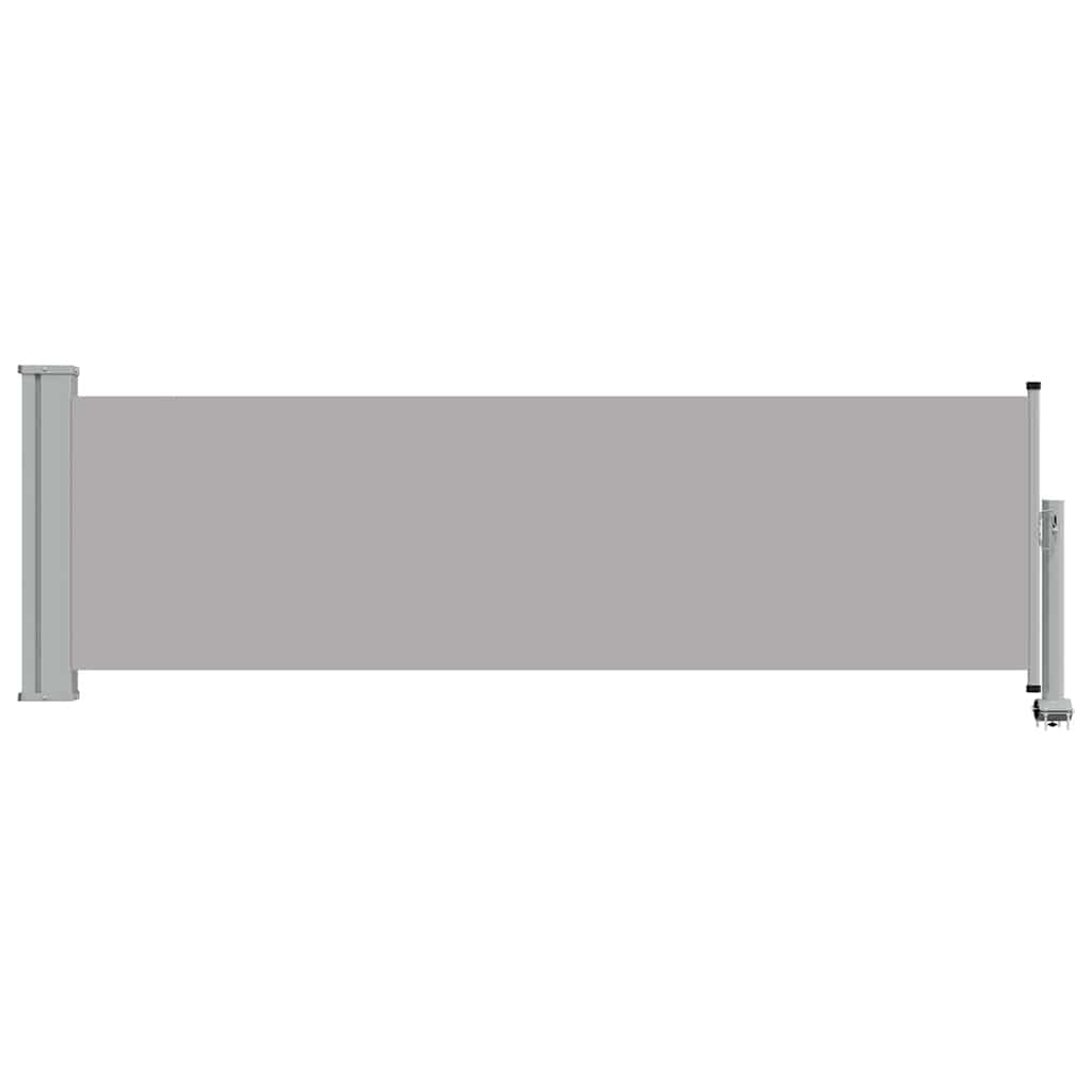 Écran de jardin vidaxl extensible 80x300 cm gris