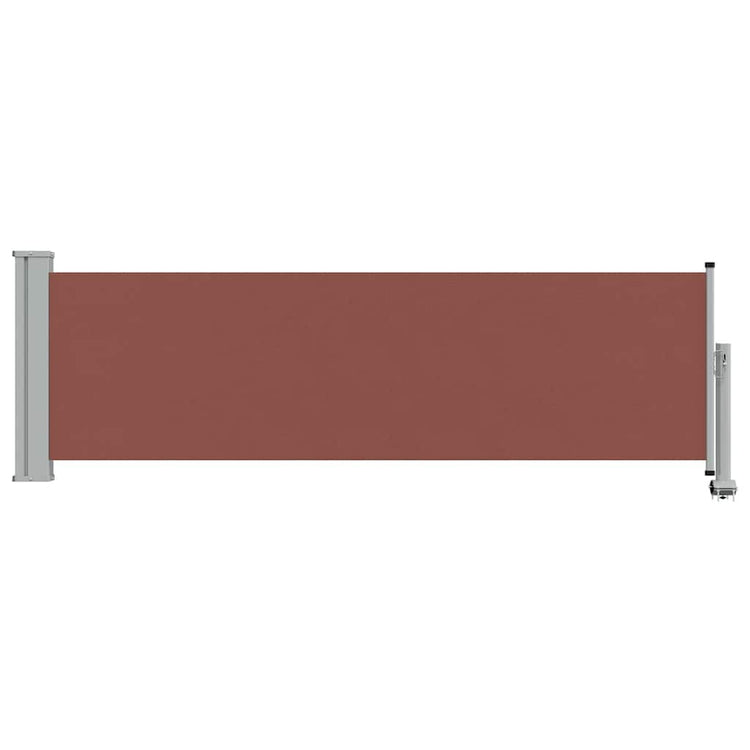 Écran de jardin vidaxl extensible 80x300 cm brun