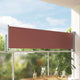 Écran de jardin vidaxl extensible 80x300 cm brun