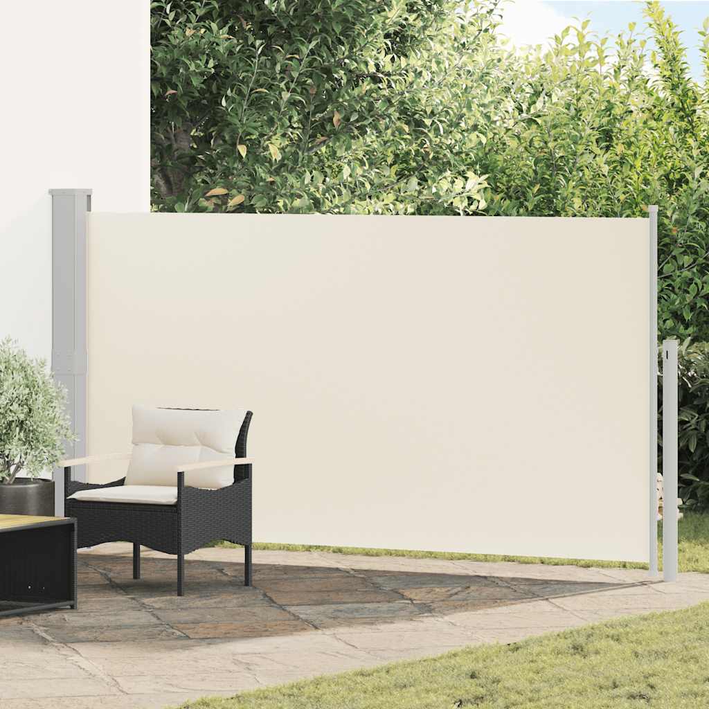 Écran de jardin vidaxl extensible 170x300 cm crème