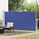 Écran de jardin vidaxl extensible 170x300 cm bleu
