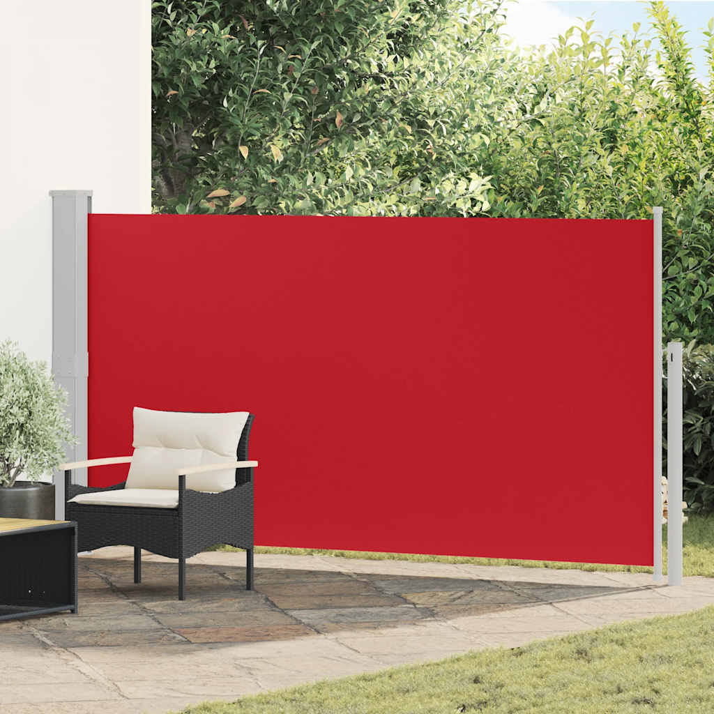 Écran de jardin vidaxl extensible 170x300 cm rouge