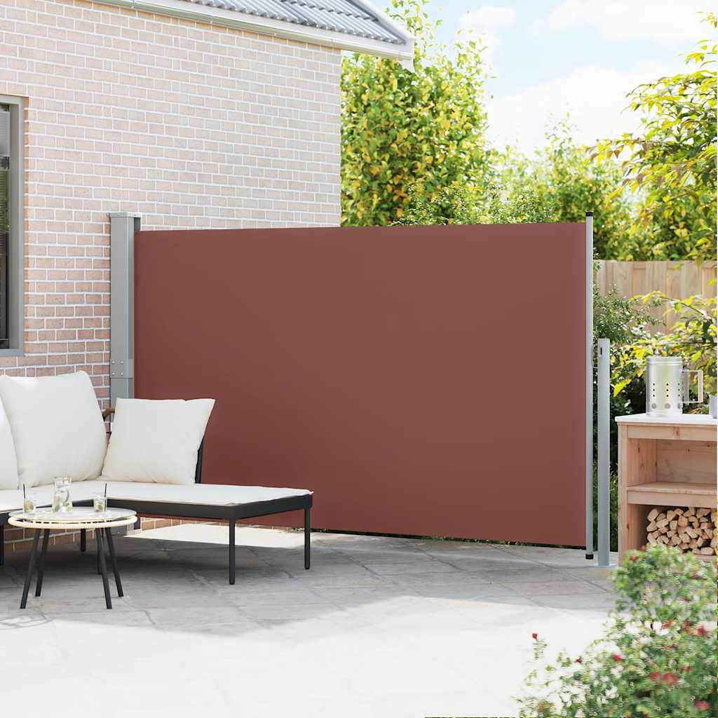 Écran de jardin vidaxl extensible 170x300 cm brun