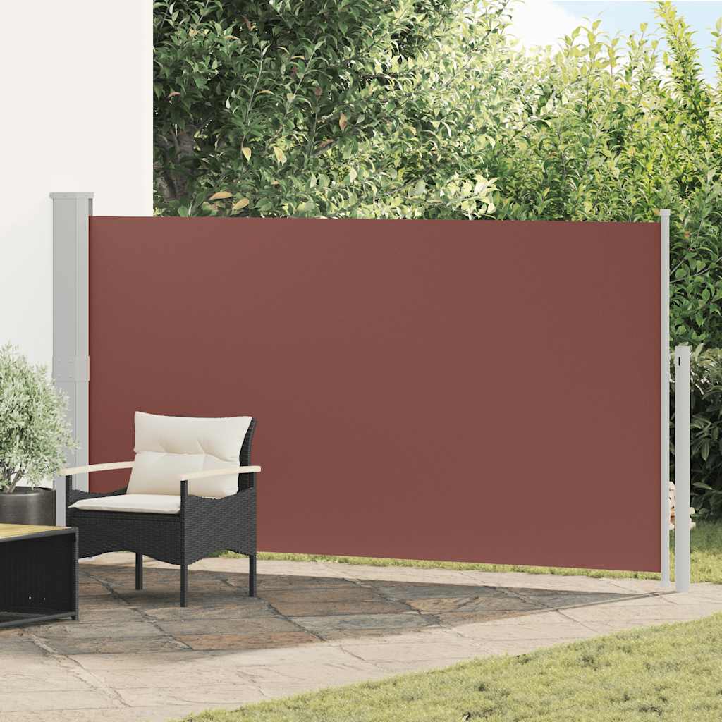 Écran de jardin vidaxl extensible 170x300 cm brun
