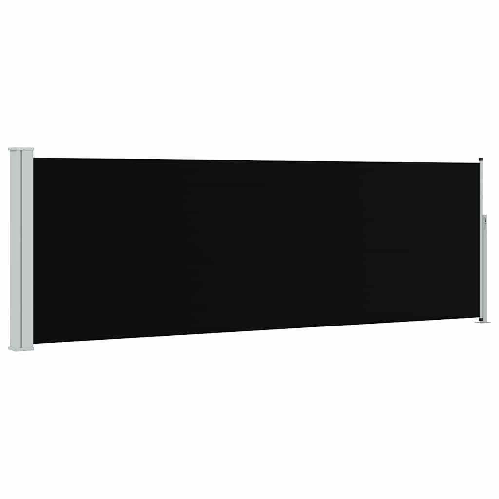 Écran de jardin vidaxl extensible 100x300 cm noir