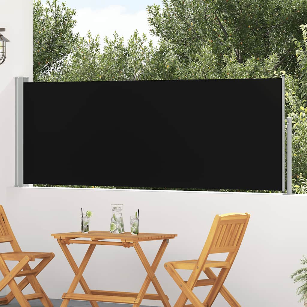 Écran de jardin vidaxl extensible 100x300 cm noir