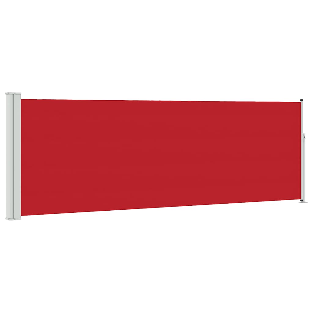 Écran de jardin vidaxl extensible 100x300 cm rouge
