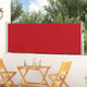Écran de jardin vidaxl extensible 100x300 cm rouge