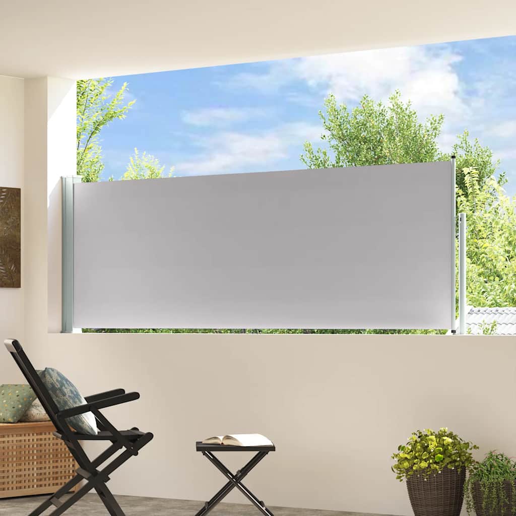 Écran de jardin vidaxl extensible 100x300 cm gris