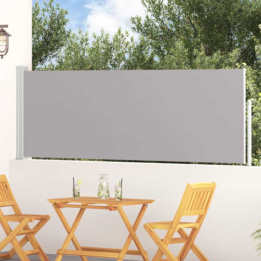 Écran de jardin vidaxl extensible 100x300 cm gris