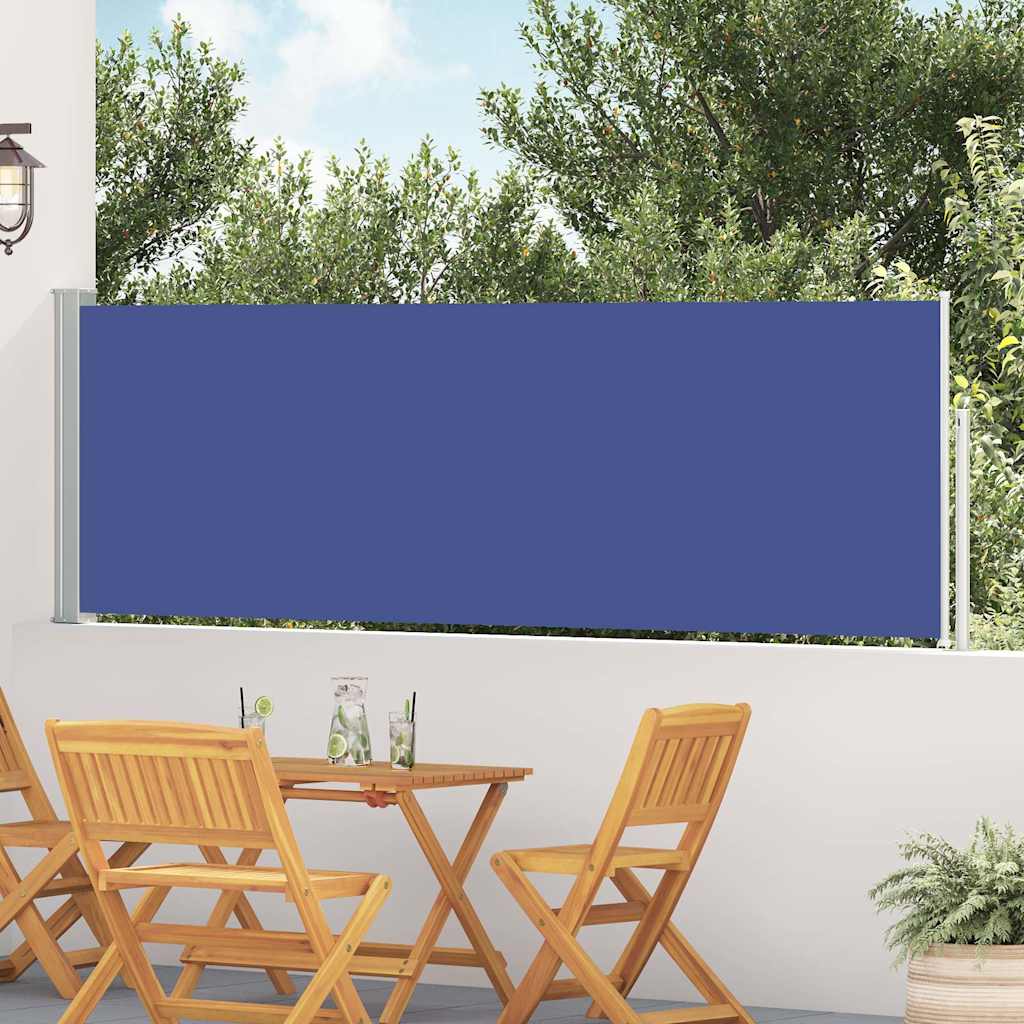 Vidaxx paravent de jardin extensible 100x500 cm bleu