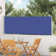 Vidaxx paravent de jardin extensible 100x500 cm bleu