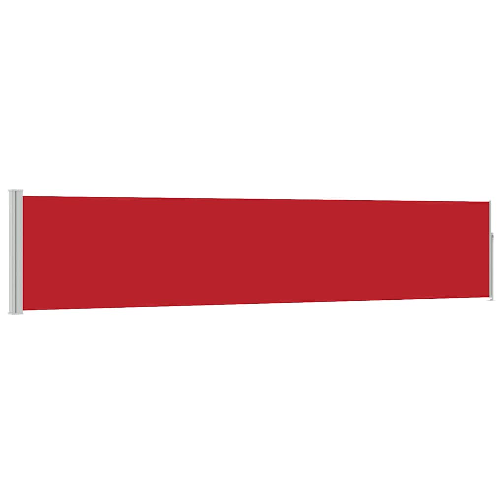 Écran de jardin vidaxl extensible 100x500 cm rouge