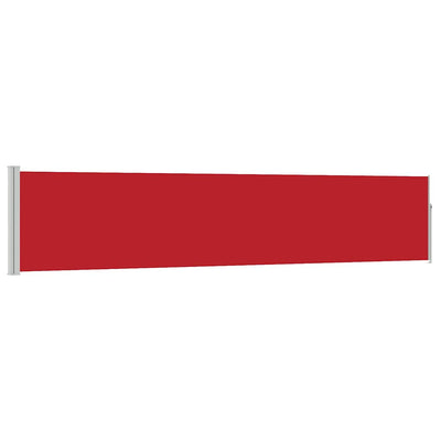 Écran de jardin vidaxl extensible 100x500 cm rouge