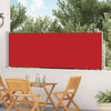 Écran de jardin vidaxl extensible 100x500 cm rouge