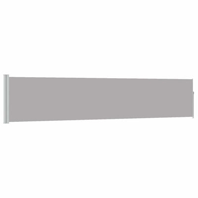 Écran de jardin vidaxl extensible 100x500 cm gris