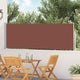 Écran de jardin vidaxl extensible 100x500 cm brun