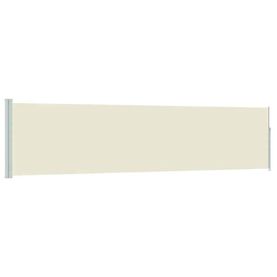 Écran de jardin vidaxl extensible 120x500 cm crème