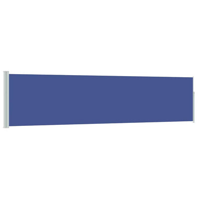 Écran de jardin vidaxl extensible 120x500 cm bleu