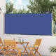 Écran de jardin vidaxl extensible 120x500 cm bleu