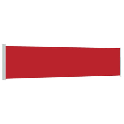 Écran de jardin vidaxl extensible 120x500 cm rouge