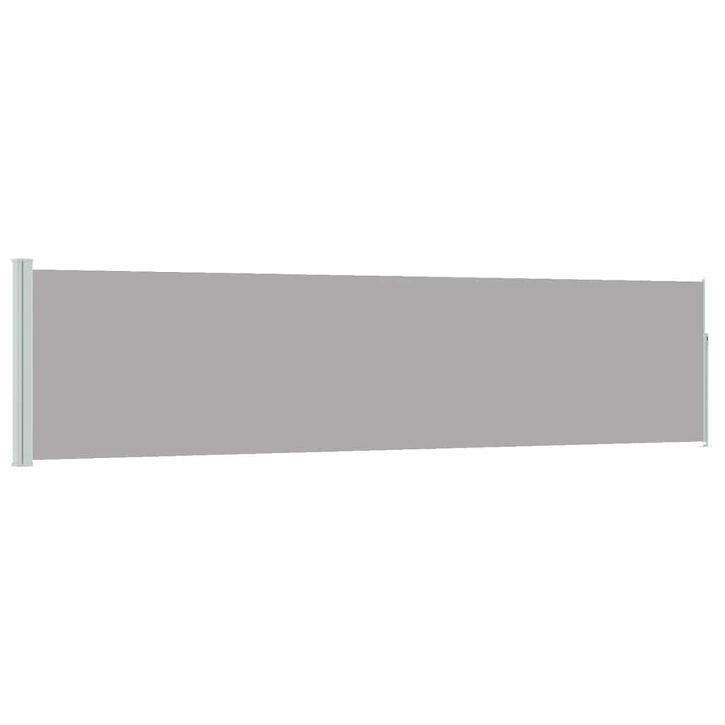 Écran de jardin vidaxl extensible 120x500 cm gris