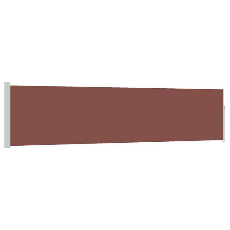 Écran de jardin vidaxl extensible 120x500 cm brun