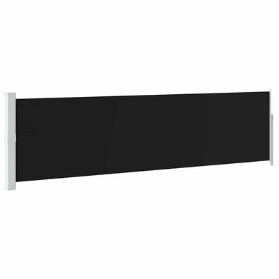 Écran de jardin vidaxl extensible 140x500 cm noir