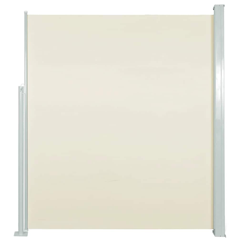Écran de jardin vidaxl extensible 140x500 cm crème