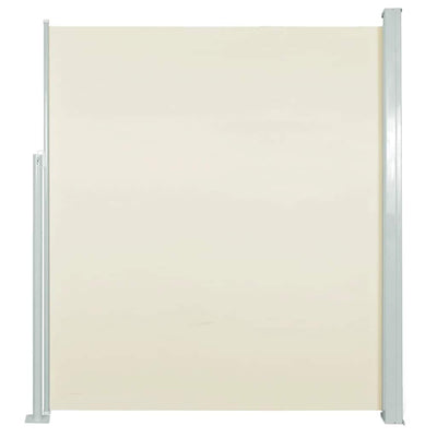 Écran de jardin vidaxl extensible 140x500 cm crème