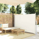 Écran de jardin vidaxl extensible 140x500 cm crème