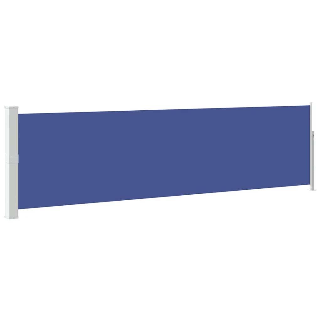 Écran de jardin vidaxl extensible 140x500 cm bleu