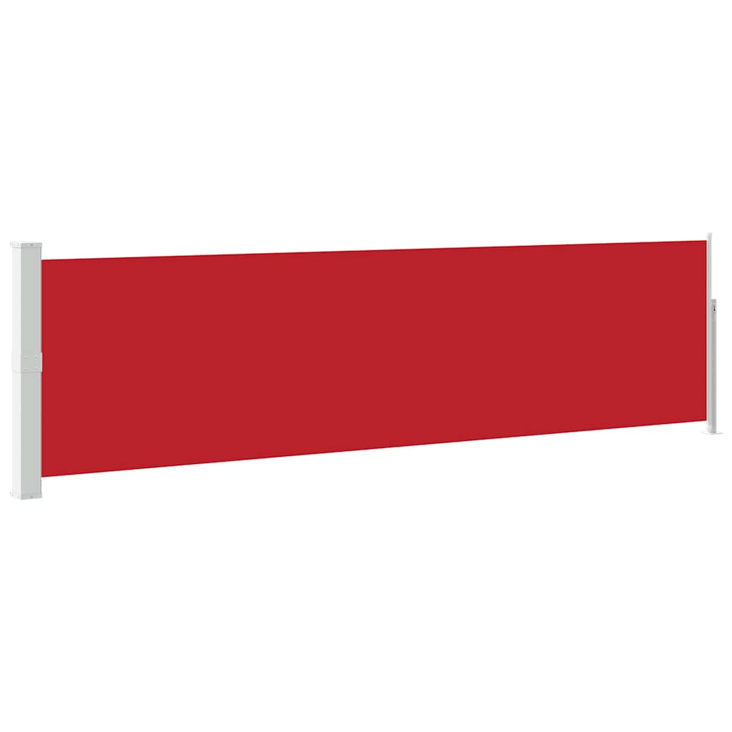Écran de jardin vidaxl extensible 140x500 cm rouge